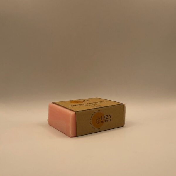 Sabonete Artesanal de Argila Rosa (110g) 100% Natural - Imagem 3