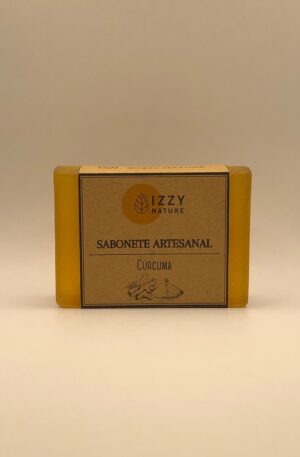 Sabonte Artesanal de Cúrcuma (110g) 100% Natural