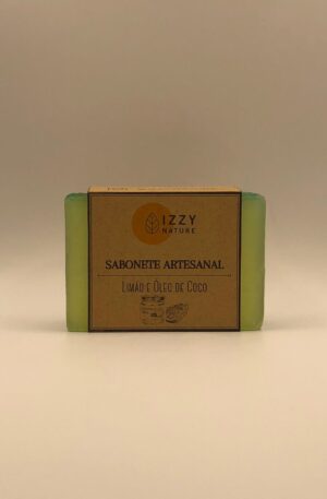 Sabonete de Limão e Óleo de Coco (110g) 100% Natural