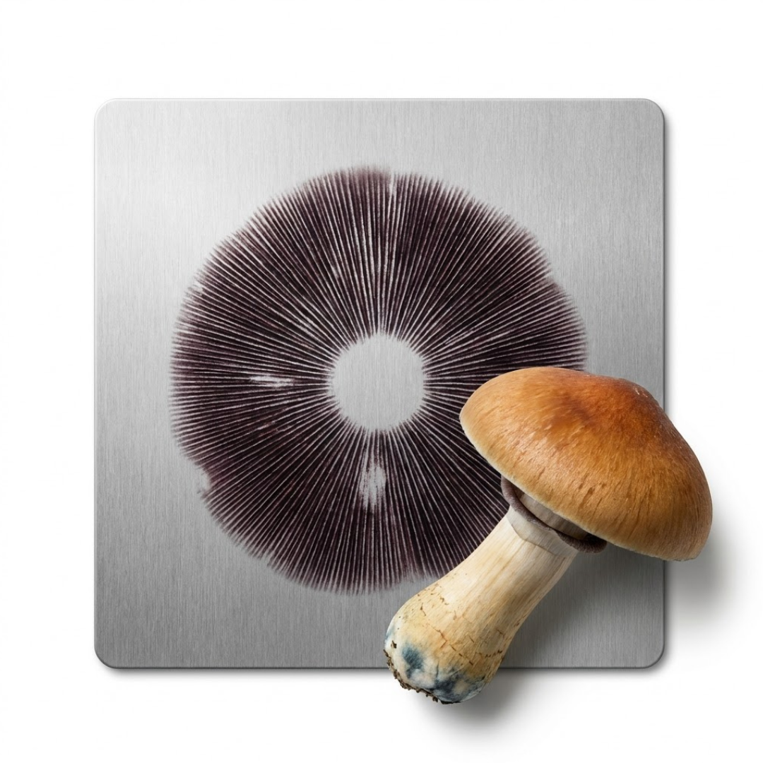 Carimbo de Esporos Thai Pink Bufallo – Psilocybe Cubensis | Amostra Taxonômica - Imagem 2